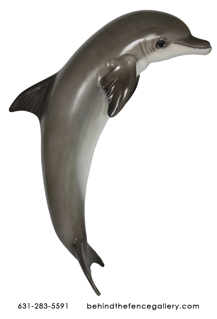 Fiberglass Jumping Dolphin Statue