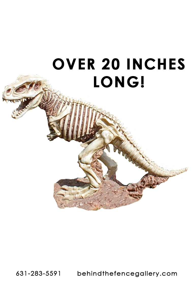 Tabletop Skeleton Tyrannosaurus Fossil Statue