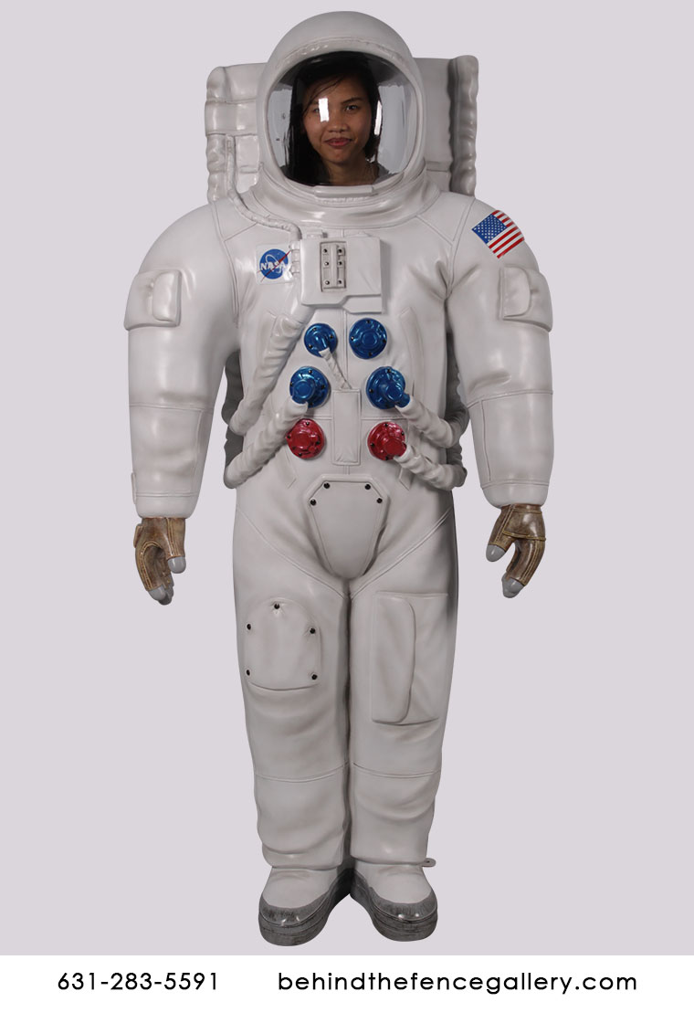 Astronaut Photo Op Life Size Statue