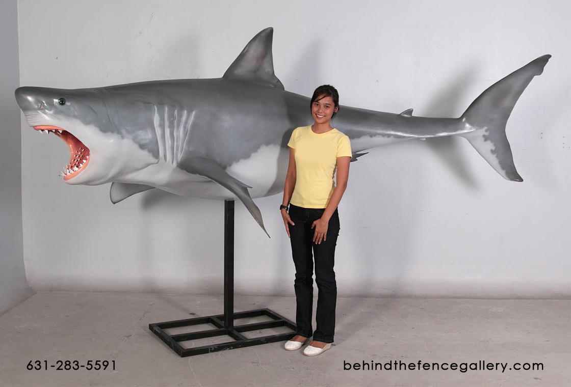 Great White Shark Statue 11 Ft.