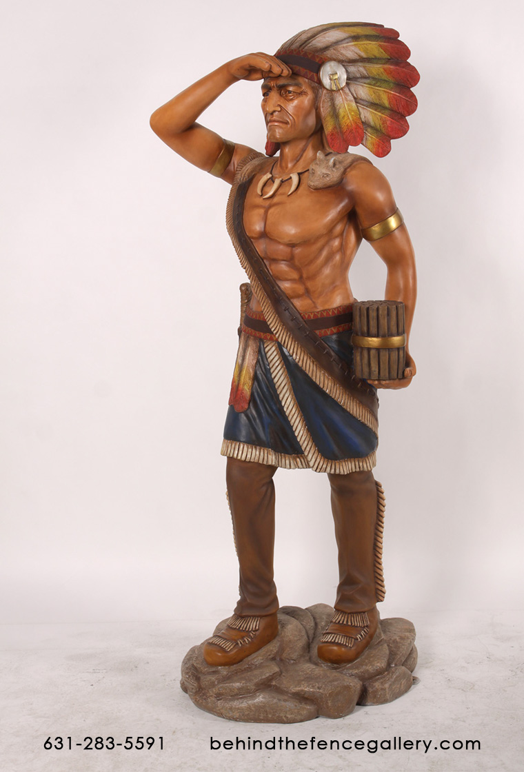 6ft Tobacco Indian Statue